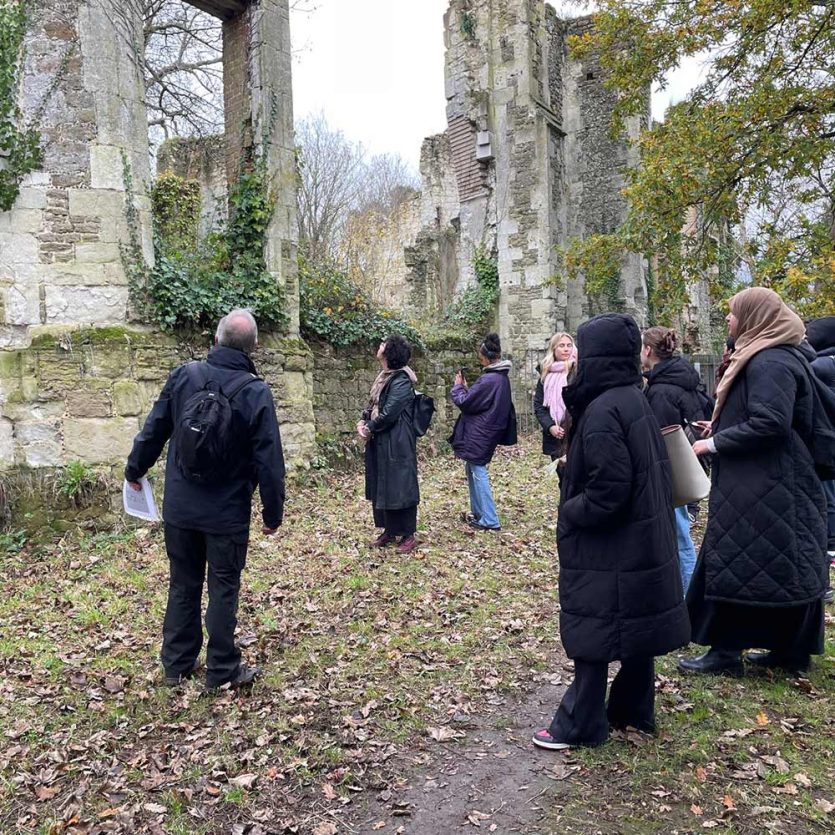 Betchworth Castle tour in progress