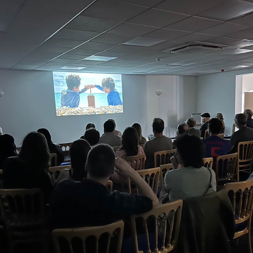 Dorking Film Festival, audience watching a showing